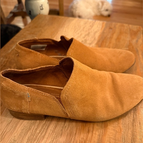 Toms Other - Toms Tan Shaye Loafers Slip-On Suede Loafers.